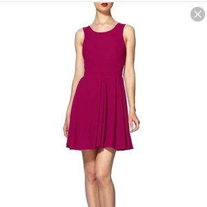 Rachel Zoe Mimi wool a-line with inverted pleat